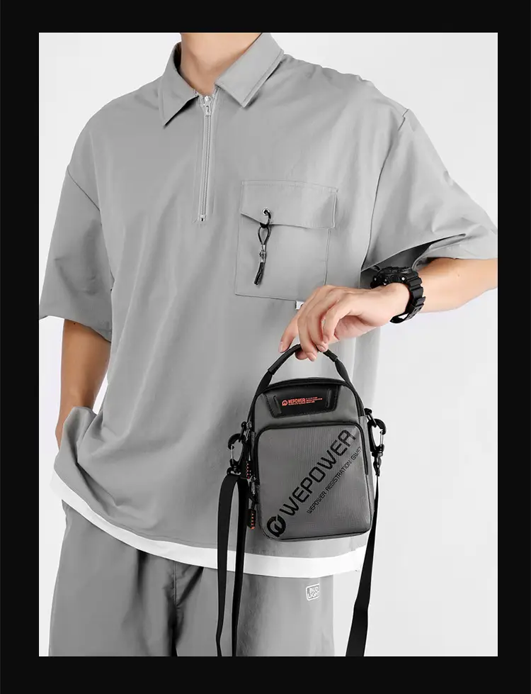WEPOWER New Crossbody Bag Large Capacity Black — feature 20