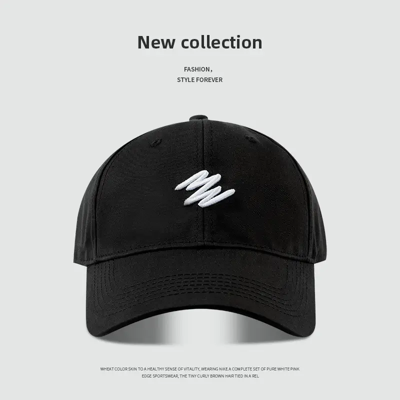 Maroon Big Head Face Show Small American Retro Baseball Cap - Image 4