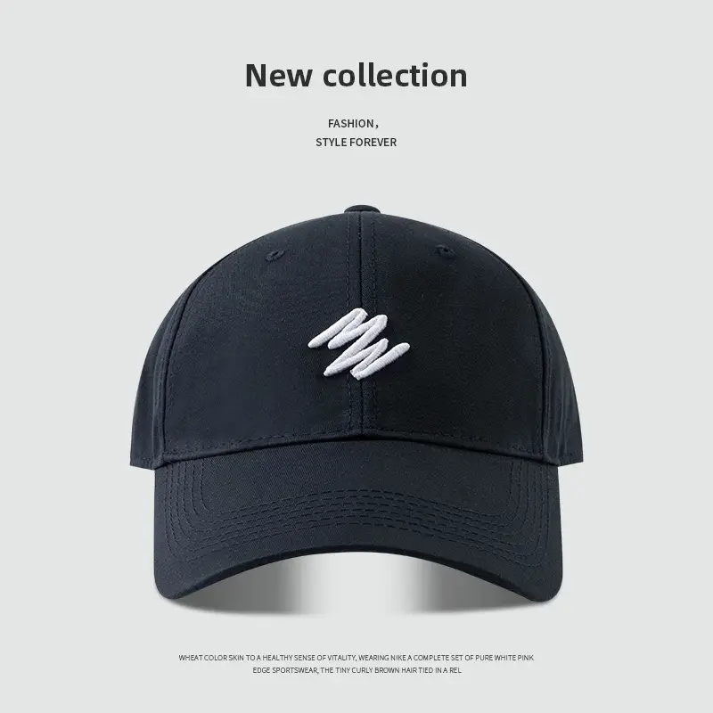 Maroon Big Head Face Show Small American Retro Baseball Cap - Image 7