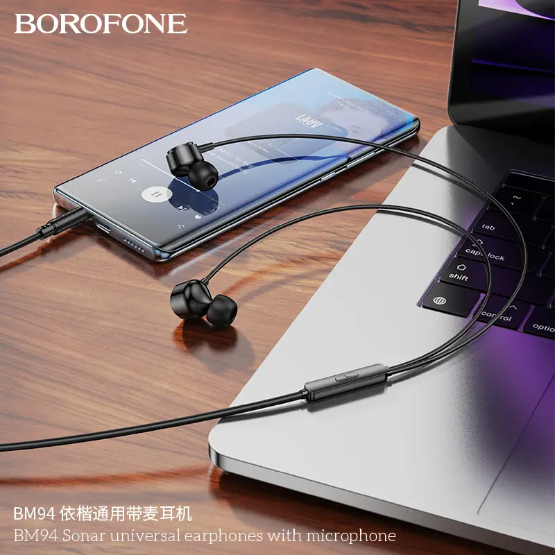 BOROFONE BM94 Wired Headset with 3.5mm Jack & Type-C Jack - Image 8