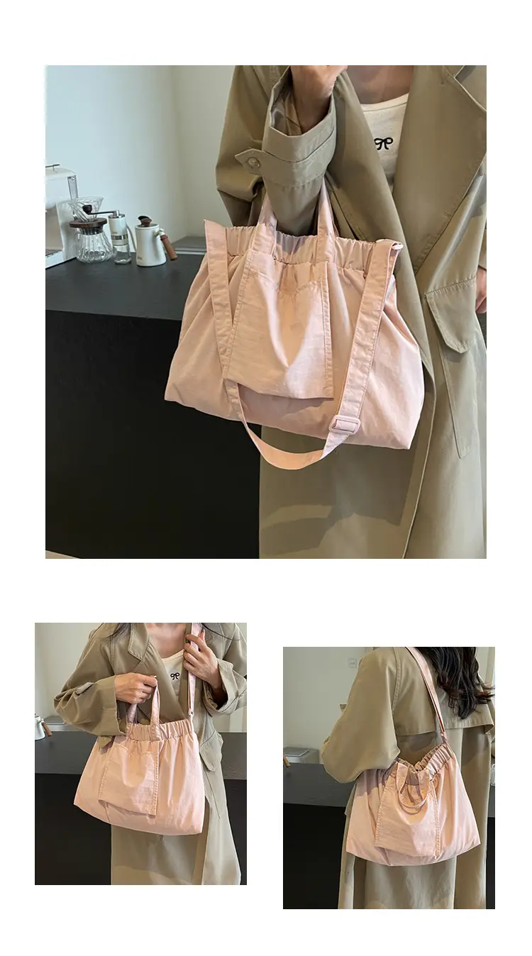Waterproof Nylon Shoulder Bag Women Large Capacity — feature 10
