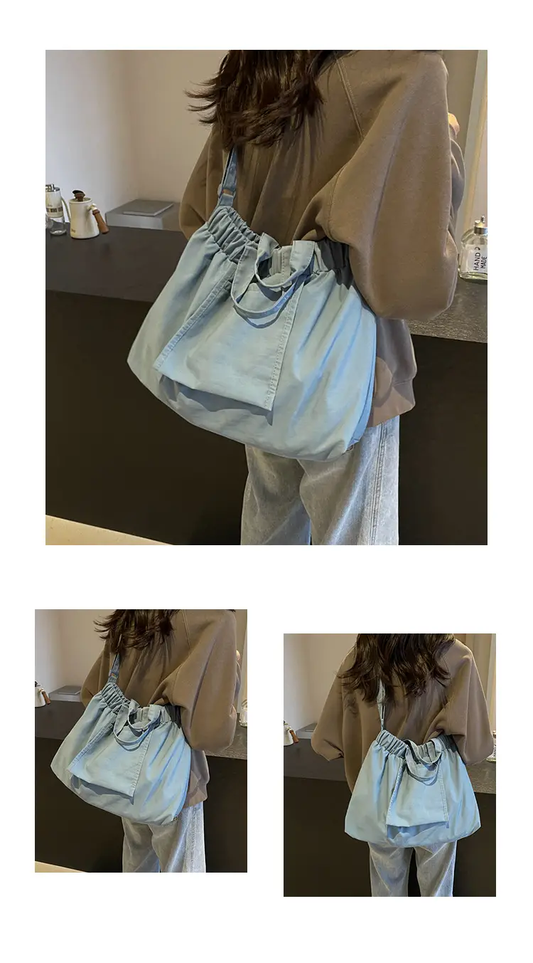 Waterproof Nylon Shoulder Bag Women Large Capacity — feature 13