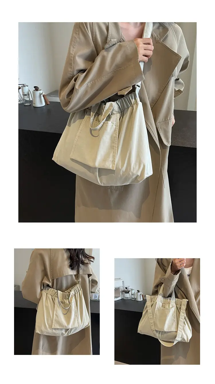 Waterproof Nylon Shoulder Bag Women Large Capacity — feature 14