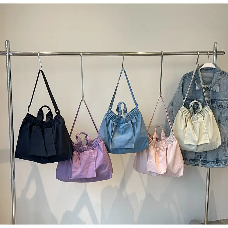 Waterproof Nylon Shoulder Bag Women Large Capacity — feature 15