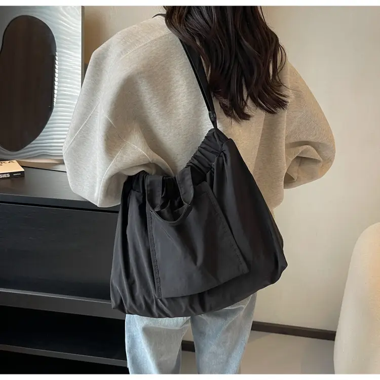 Waterproof Nylon Shoulder Bag Women Large Capacity — feature 39