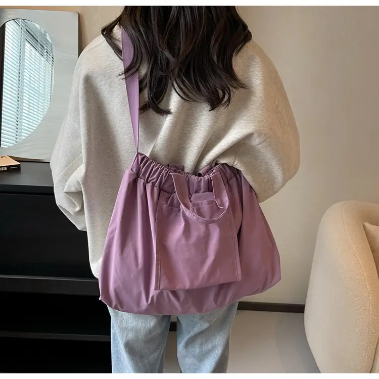 Waterproof Nylon Shoulder Bag Women Large Capacity — feature 42