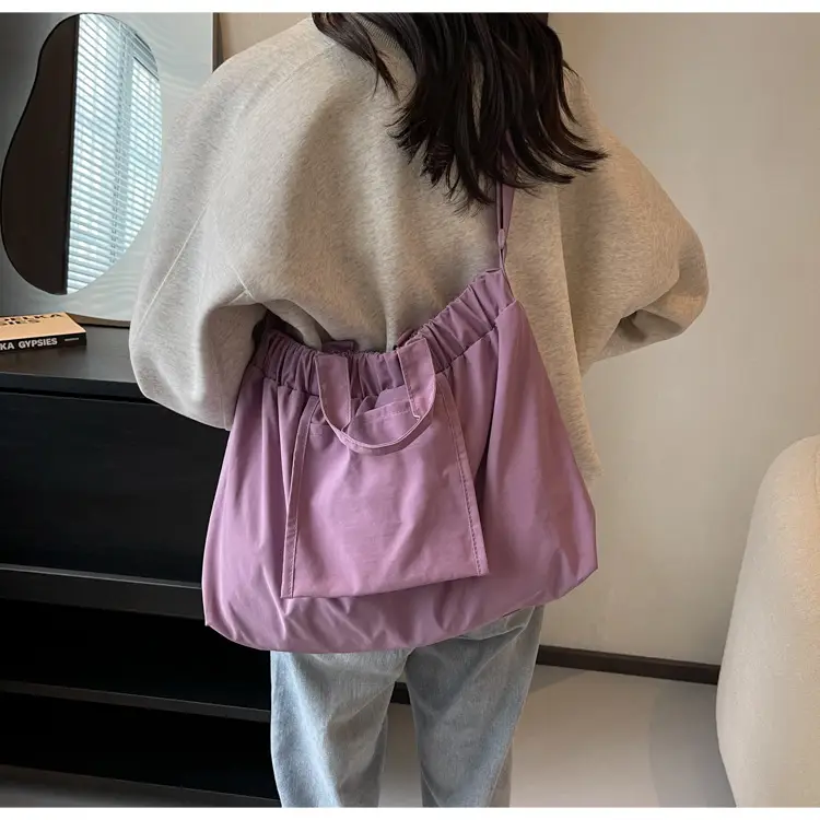 Waterproof Nylon Shoulder Bag Women Large Capacity — feature 43