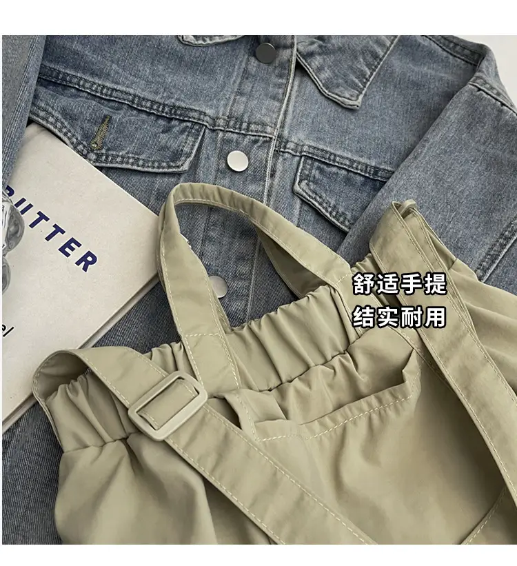 Waterproof Nylon Shoulder Bag Women Large Capacity — feature 5