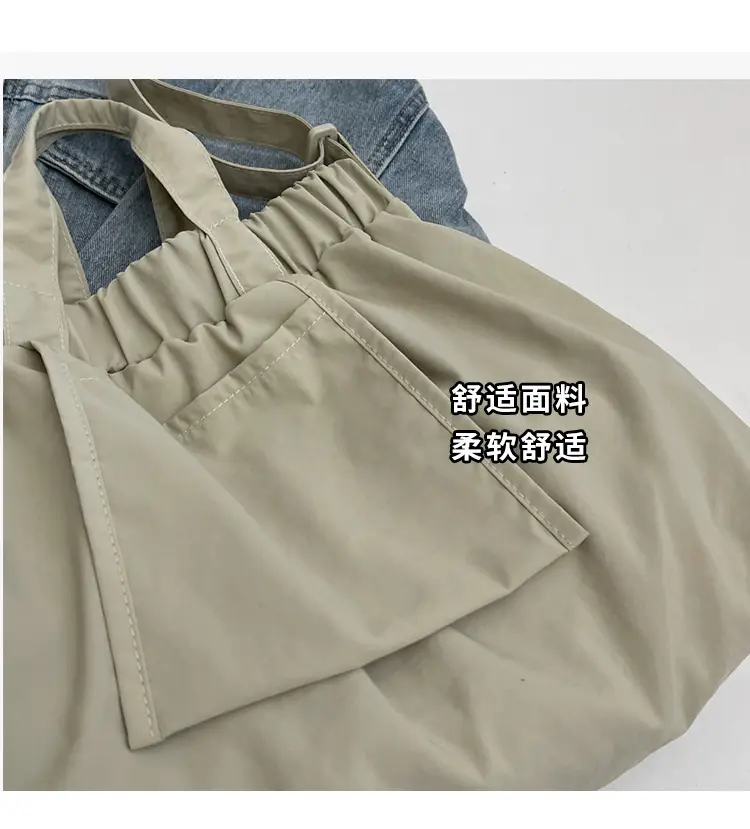 Waterproof Nylon Shoulder Bag Women Large Capacity — feature 6