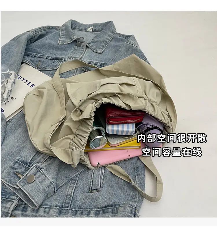 Waterproof Nylon Shoulder Bag Women Large Capacity — feature 8