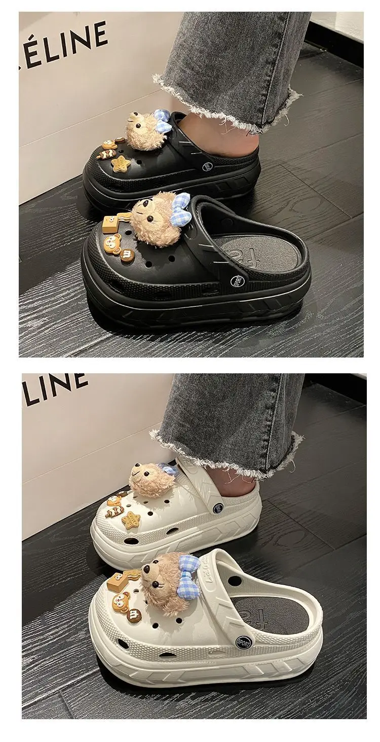 Cute Cartoon Clogs Women 2024 Summer Non-Slip — feature 14