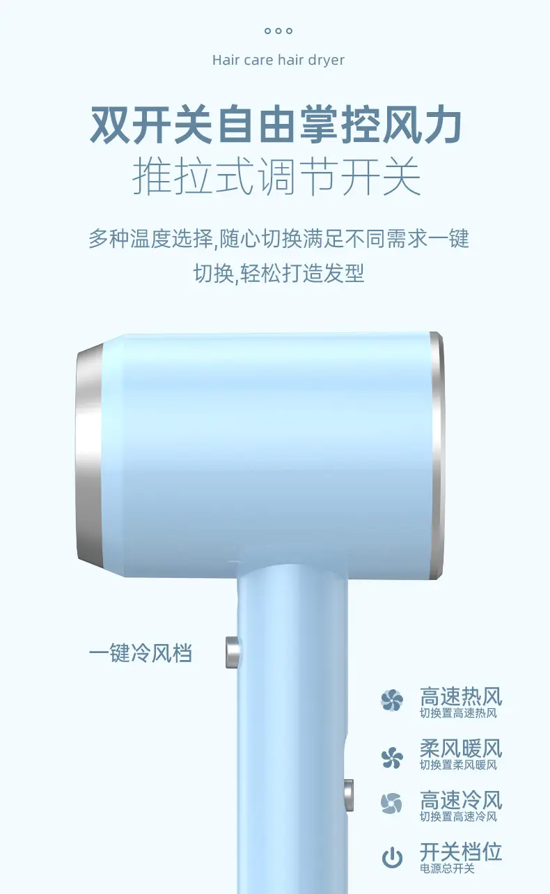 Green Hair Dryer with Negative Ion Technology — feature 22