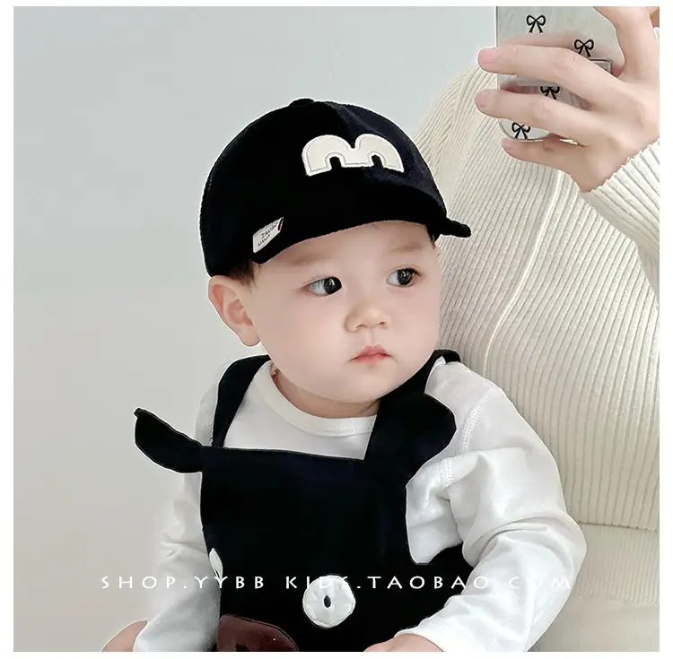 Ins Korean Letter Baby Cap Spring Autumn Windproof Warm β feature 2