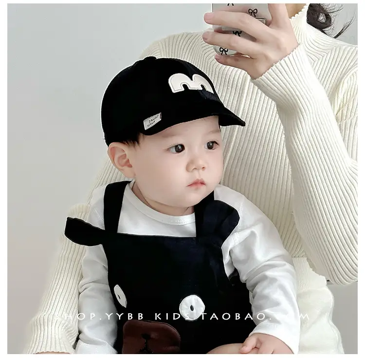Ins Korean Letter Baby Cap Spring Autumn Windproof Warm β feature 3