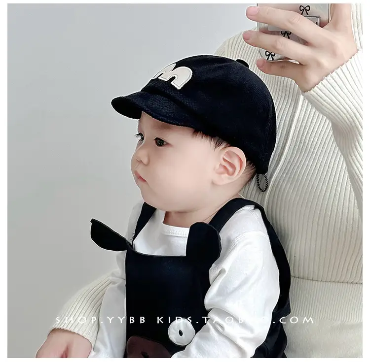 Ins Korean Letter Baby Cap Spring Autumn Windproof Warm β feature 4
