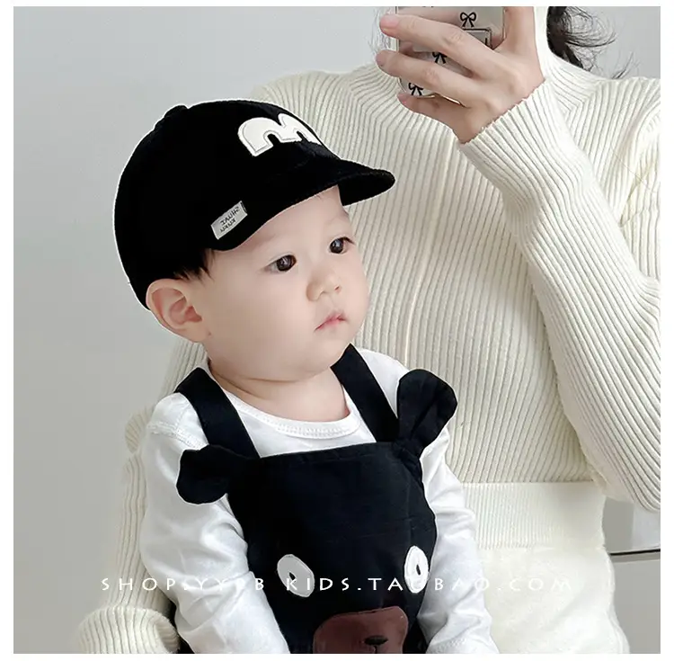 Ins Korean Letter Baby Cap Spring Autumn Windproof Warm β feature 5