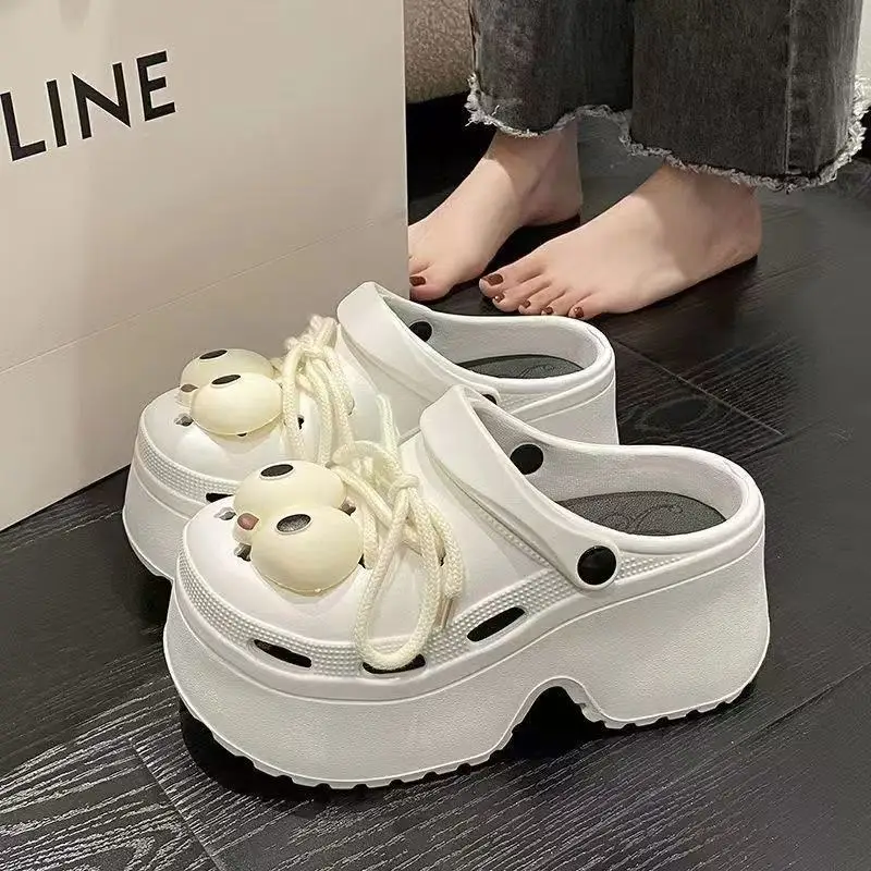 Women's White EVA Platform Sandals Summer Non-Slip
