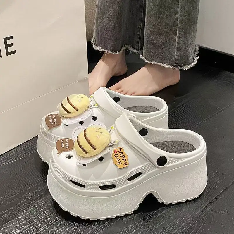 Women's White EVA Platform Sandals Summer Non-Slip