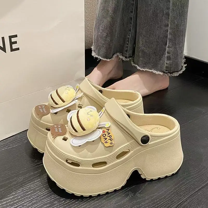 Women's White EVA Platform Sandals Summer Non-Slip