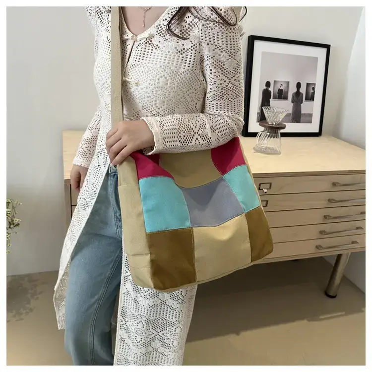 Retro Canvas Tote Bag 2024 New Fashion — feature 11