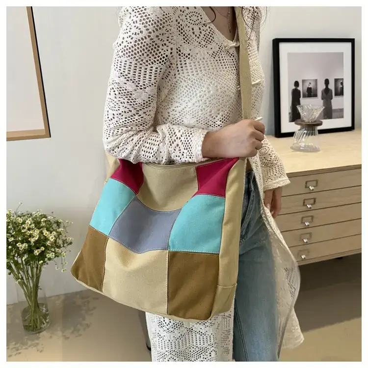 Retro Canvas Tote Bag 2024 New Fashion — feature 12