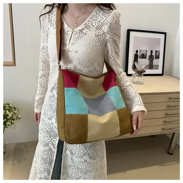 Retro Canvas Tote Bag 2024 New Fashion — feature 16