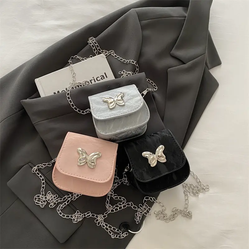 Ins Mini Bow Chain Bag Women 2024 New Summer - Image 4