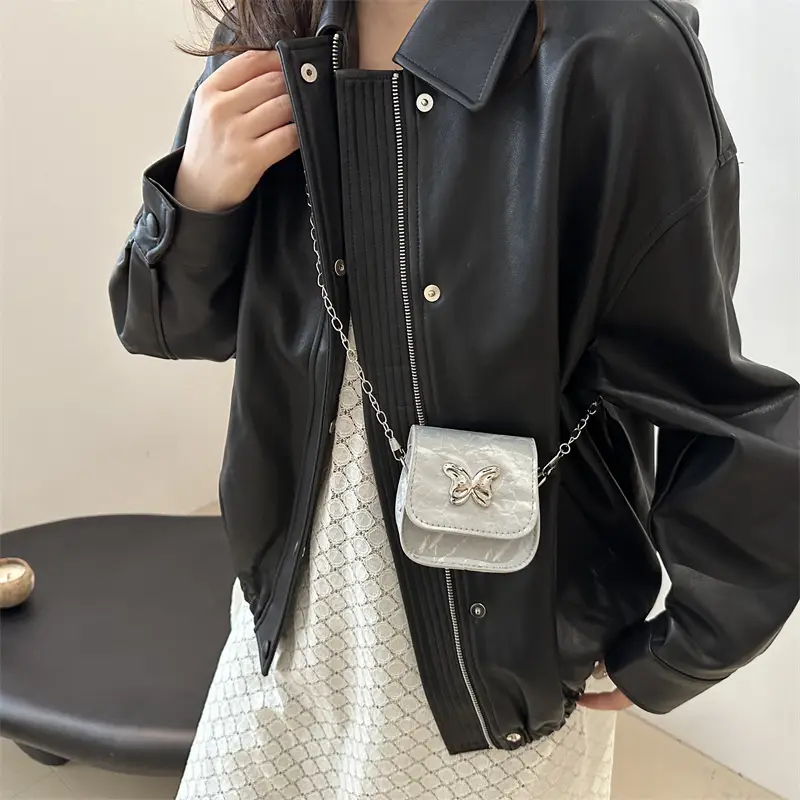 Ins Mini Bow Chain Bag Women 2024 New Summer - Image 6