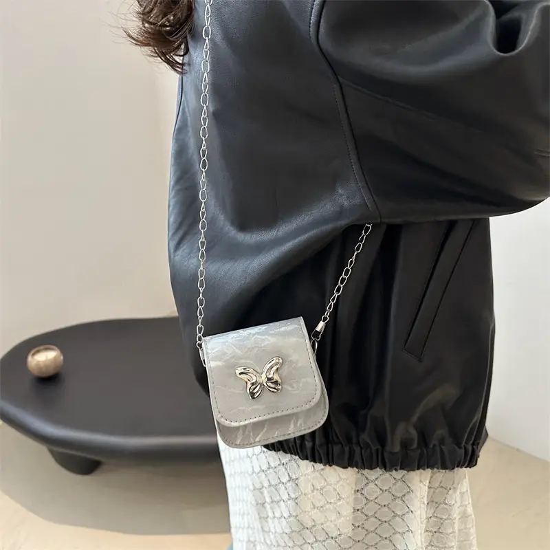 Ins Mini Bow Chain Bag Women 2024 New Summer - Image 7