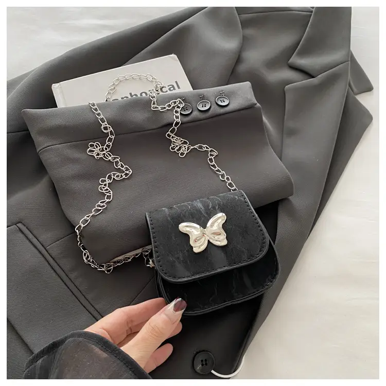 Ins Mini Bow Chain Bag Women 2024 New Summer — feature 15