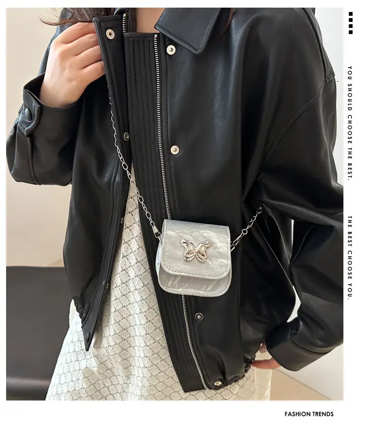 Ins Mini Bow Chain Bag Women 2024 New Summer — feature 2