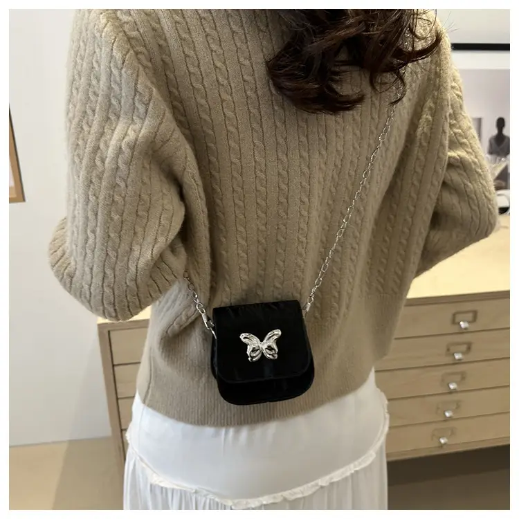 Ins Mini Bow Chain Bag Women 2024 New Summer — feature 33