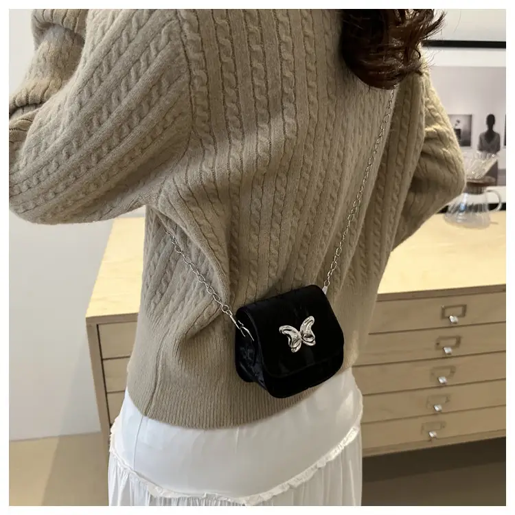 Ins Mini Bow Chain Bag Women 2024 New Summer — feature 34