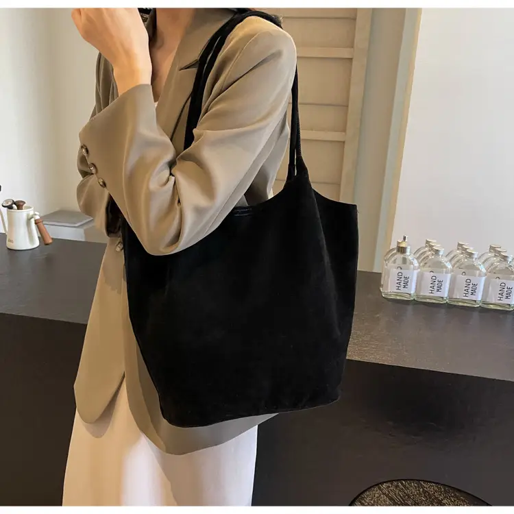 2026 Vintage Suede Shoulder Bag Large Capacity Women — feature 30