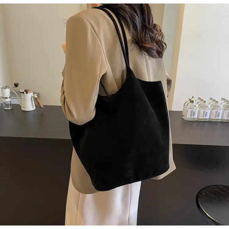 2026 Vintage Suede Shoulder Bag Large Capacity Women — feature 31