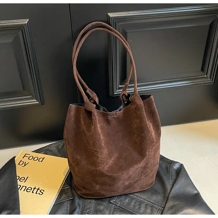 2026 Vintage Suede Shoulder Bag Large Capacity Women — feature 38