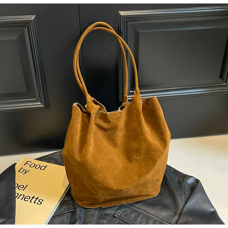 2026 Vintage Suede Shoulder Bag Large Capacity Women — feature 39