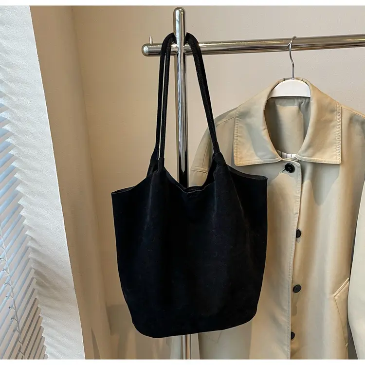 2026 Vintage Suede Shoulder Bag Large Capacity Women — feature 40