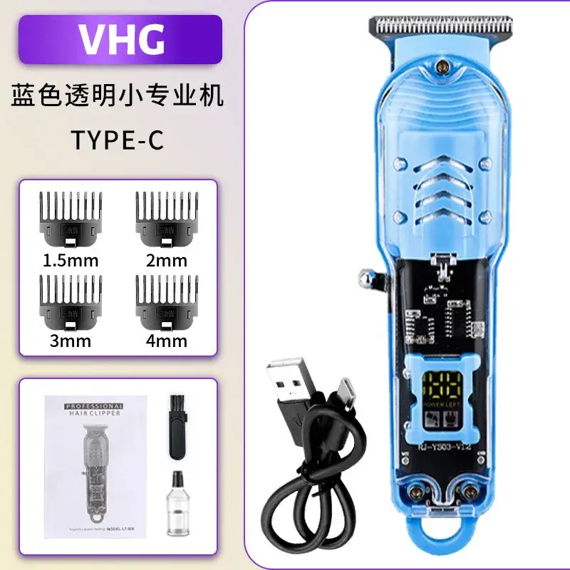 Professional Cross-Border Electric Hair Clipper with Digital Display - Image 10