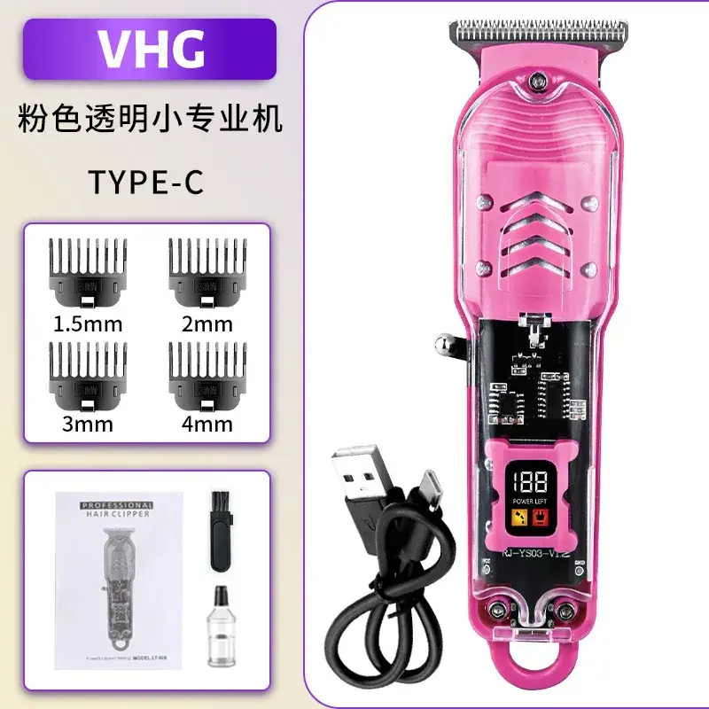 Professional Cross-Border Electric Hair Clipper with Digital Display - Image 11