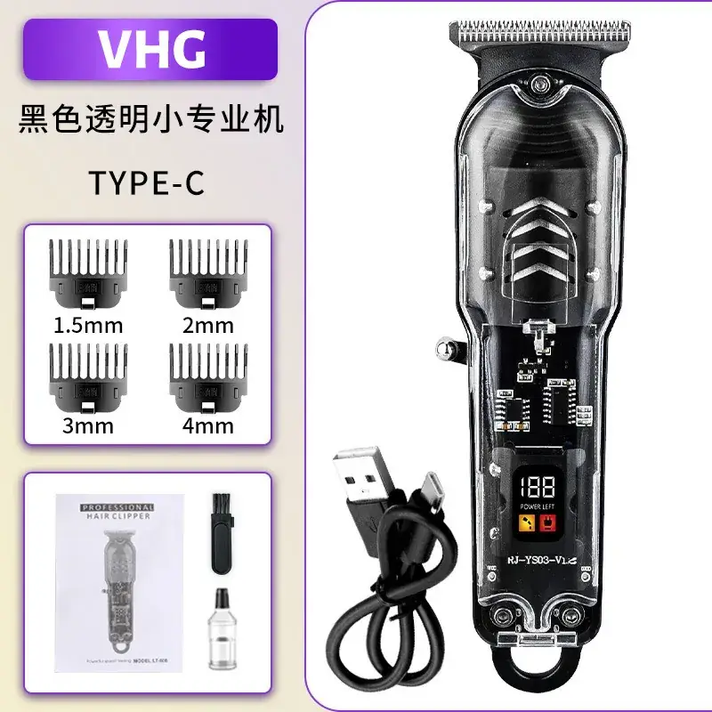 Professional Cross-Border Electric Hair Clipper with Digital Display - Image 12