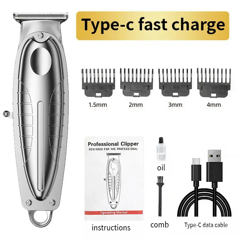 Professional Cross-Border Electric Hair Clipper with Digital Display - Image 2