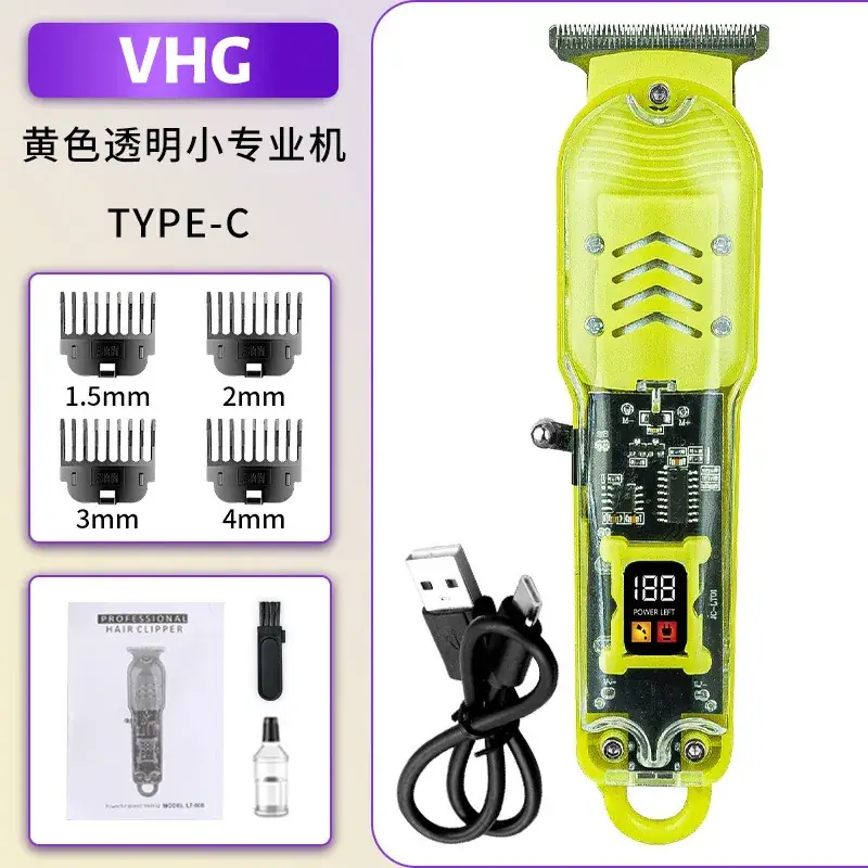 Professional Cross-Border Electric Hair Clipper with Digital Display - Image 9