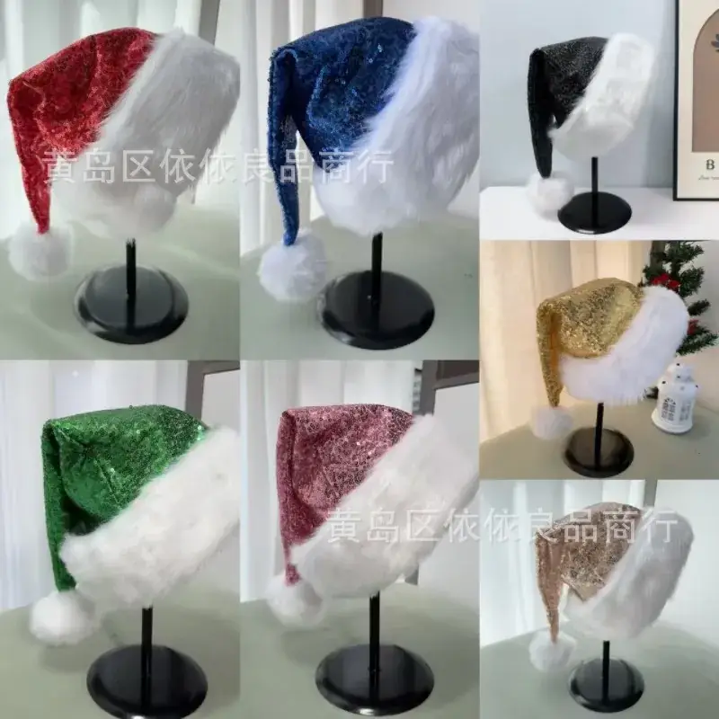 25Yr Old Cross Border Christmas Hat Red Adult