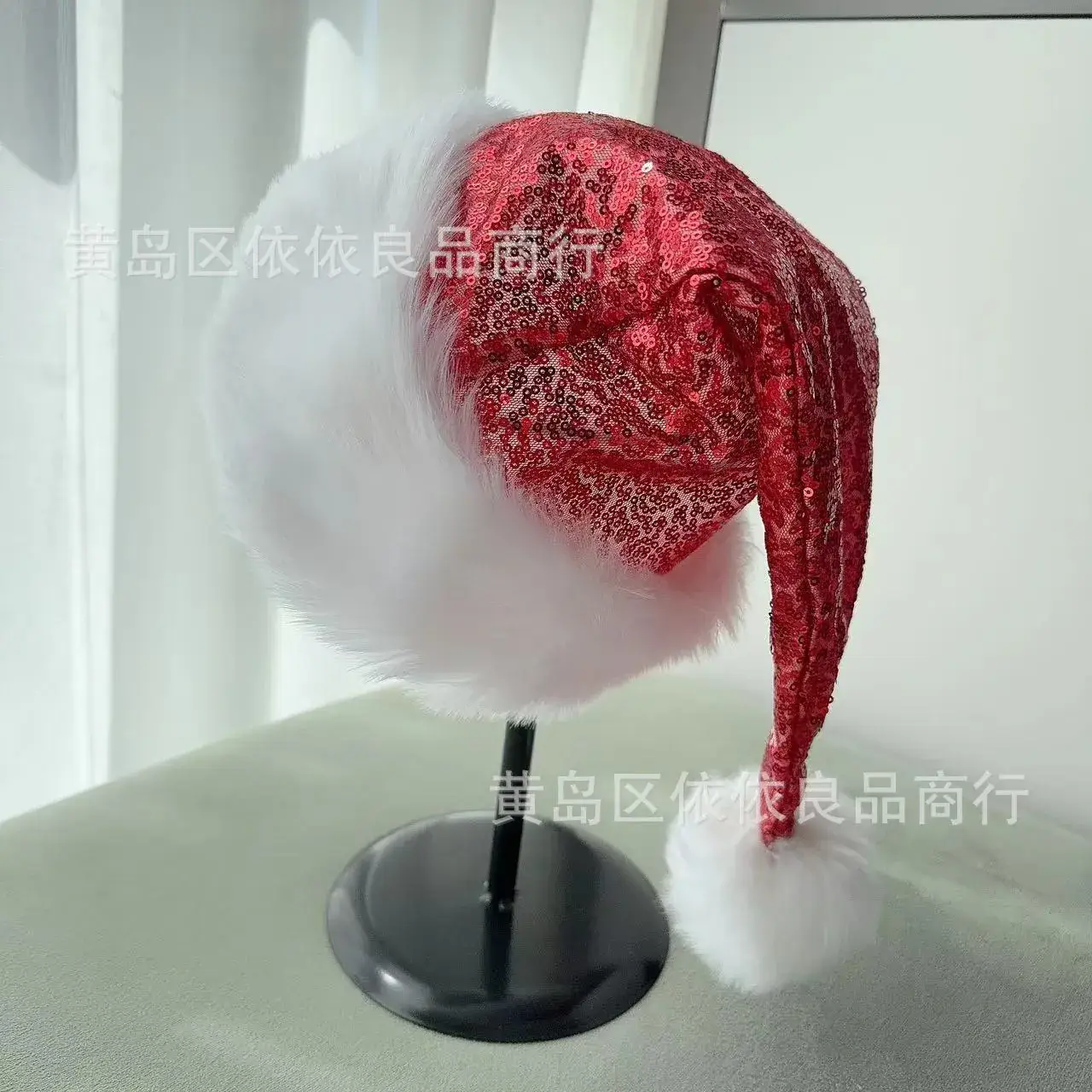 25Yr Old Cross Border Christmas Hat Red Adult