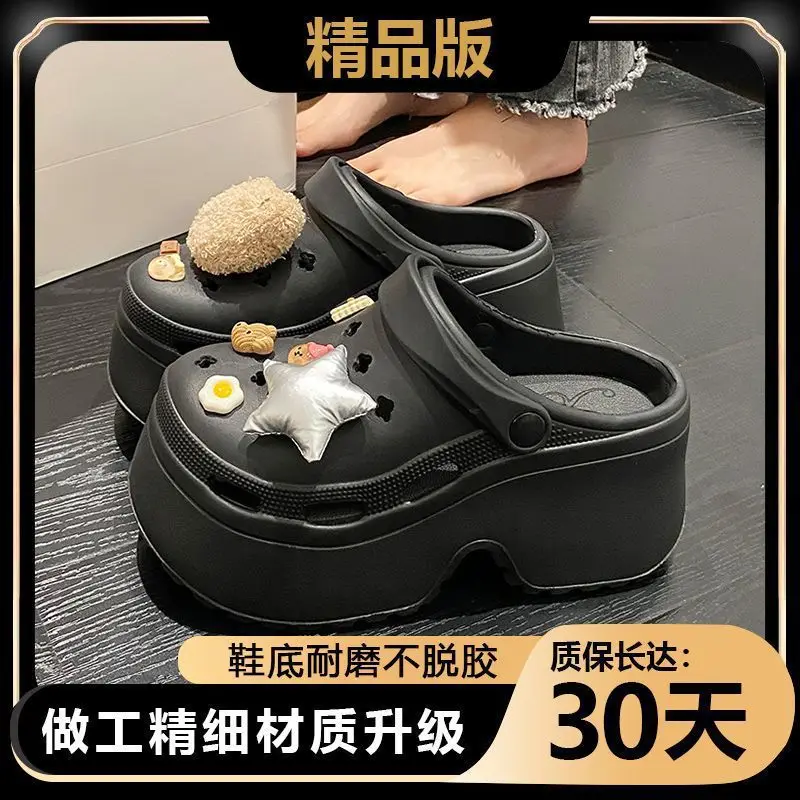 Women's White EVA Beach Sandals with Star Decor - Image 3