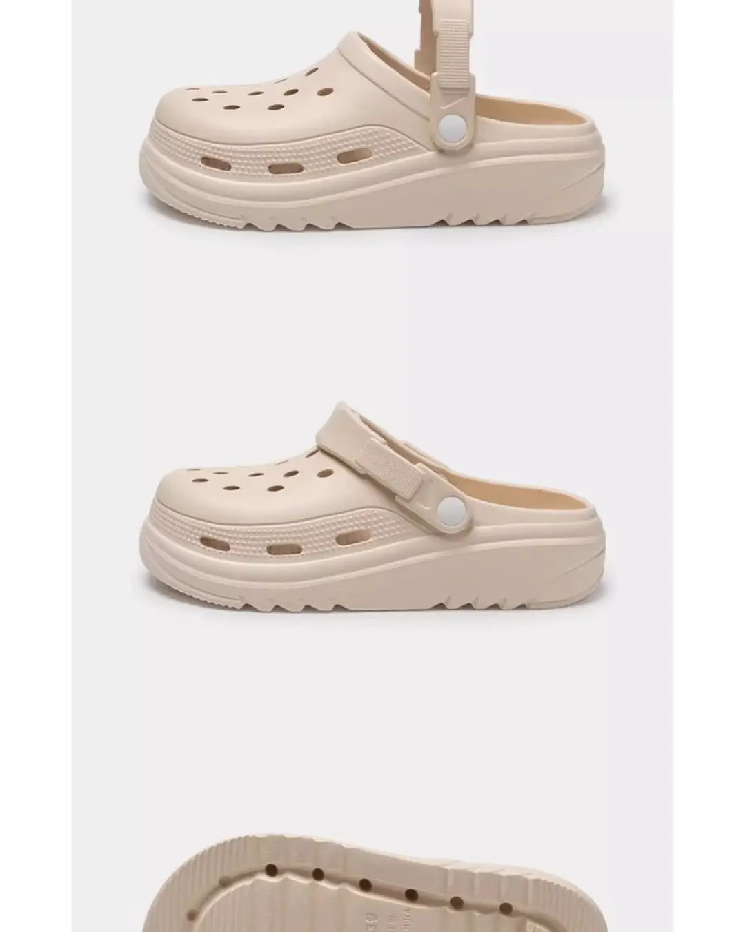 Summer Clogs for Women 2026 New Model Eva Non-Slip Odor-Resistant Breathable Versatile Casual Closed-Toe Sandals with Thick Soles — feature 29
