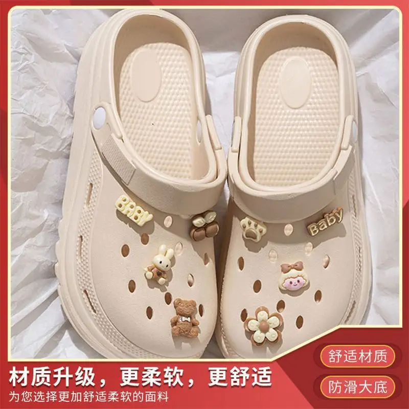 Summer Clogs for Women 2026 New Model Eva Non-Slip Odor-Resistant Breathable Versatile Casual Closed-Toe Sandals with Thick Soles - Image 3
