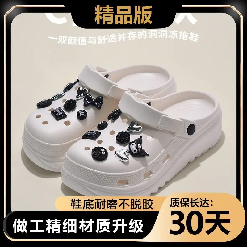 Women's Cartoon Kuromi EVA Sandals Black 2025 - Image 2