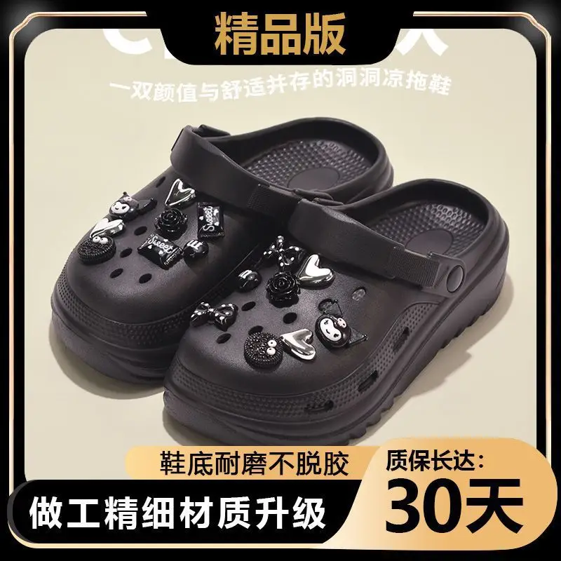 Women's Cartoon Kuromi EVA Sandals Black 2025 - Image 3
